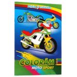 Coloram moto sport. Privim si coloram