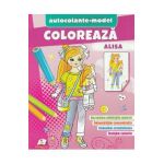 Coloreaza Alisa. Autocolante model