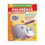 Coloreaza animale amuzante. Autocolante model