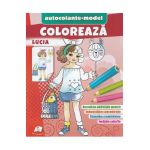 Coloreaza Lucia. Autocolante model