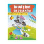 Contureaza si coloreaza. Invatam sa desenam