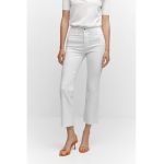Blugi crop cu margini franjurate Sienna