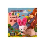 Iepurasul Buxy si veverita Vivi. Carte cu papusa de deget