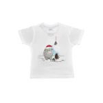 Tricou de Craciun Hipopotam. Hippo Xmas T-shirt - 4 ani
