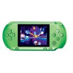 Consolă de jocuri cu 2 cărți de joc J1309 verde