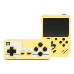 Consola de jocuri de buzunar cu controler galben