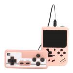 Consola de jocuri de buzunar cu controler roz