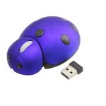 Mini mouse ergonomic pentru buburuză violet