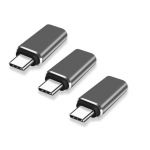 Adaptor pentru USB-C la Lightning 3 buc negru