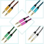 Cablu AUX jack de 3,5 mm gri