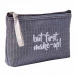 Geantă cosmetică pentru femei T611 gri inchis