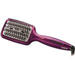 Perie electrica de indreptat parul Babyliss HSB100E Liss Brush 3D, Invelis ceramic, 200&#186;, Mov