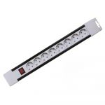 Prelungitor Home PNV 08K/WH, 8 prize, 2 m, intrerupator