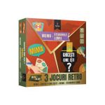 3 jocuri retro: Memo - Steagurile lumii. Mima. Ghicesti cine esti?
