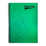 Caiet dictando cu spirala si perforatii: Pukka Pad. Verde inchis