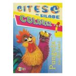 Citesc pe silabe, colorez. Punguta cu doi bani