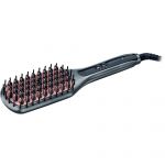 Perie electrica de indreptat parul Remington Keratin Protect CB7480, Invelis ceramic, 230&#186;, Argintiu