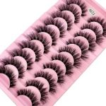 10 perechi de gene false gene false de nurcă gene artificiale adezive 3D 18