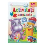 Activitati amuzante. Hipopotamul 47 autocolante 5 ani+