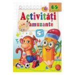 Activitati amuzante. Maimutica 65 autocolante 5 ani+