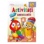 Activitati amuzante. Papagalul 47 autocolante 4 ani+