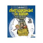 Cinci saptamani in balon + CD - Jules Verne