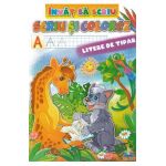 Invat sa scriu. Scriu si colorez. Litere de tipar
