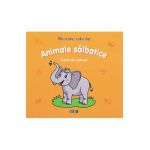Miracolul culorilor: Animale salbatice. Carte de colorat