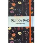 Agenda dictando cu elastic portocaliu: Pukka Pad. Model floral