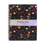 Caiet dictando cu spirala si perforatii: Pukka Pad Bloom. Model floral