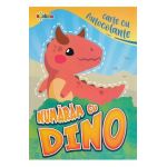 Carte cu autocolante. Numaram cu Dino