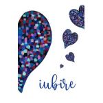 Felicitare inima albastra: Seria Love. Iubire