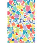 Felicitare inimi colorate: Iti multumesc!