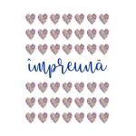 Felicitare inimioare roz: Seria Love. Impreuna