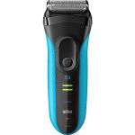 Aparat de ras Braun ProSkin 3040, Acumulator, Cap barbierit cu 3 lame, Umed/Uscat, Albastru