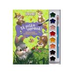 Disney. Iepurasi. Sa pictam impreuna! Carte de colorat cu pensula si acuarele