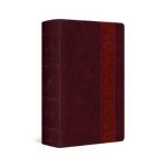 ESV Large Print Personal Size Bible (Trutone, Mahogany, Trellis Design) -