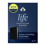 KJV Life Application Study Bible, Third Edition (Red Letter, Bonded Leather, Black) - Tyndale