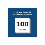 100 Day Tear-Off Countdown Calendar - Buy Countdown Calendar