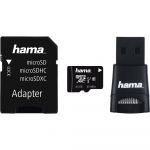 Card de memorie Hama 114954 microSDXC, 64GB, Clasa 10 + Adaptor + USB