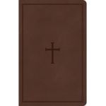 CSB Large Print Personal Size Reference Bible, Brown Leathertouch - Csb Bibles By Holman