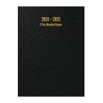 2024 - 2025 2-Year Monthly Planner: 24-Month Calendar (Black) - Large - I. S. Anderson