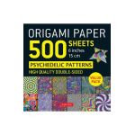 Origami Paper 500 Sheets Psychedelic Patterns 6 (15 CM): Tuttle Origami Paper: Double-Sided Origami Sheets Printed with 12 Different Designs (Instruct - Tuttle Studio