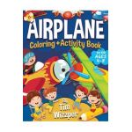 Airplane Activity Book for Kids Ages 4-8: Fun Airplane Activities for Kids. Travel Activity Workbook for Road Trips, Flying and Traveling: Planes Colo - Tim Wizzper