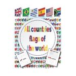 All Countries Flags of The World: Coloring Book - With color guides - Flags Around the world - Oudra Luxury Art