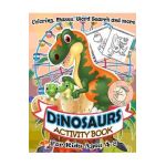 Dinosaurs Activity Book for Kids Ages 4-8: A Fun Kid Workbook Game For Learning, Coloring, Mazes, Word Search and More ! Activity Book Dinosaurs - Rabbit Moon