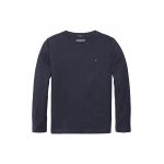Bluza din bumbac organic cu detaliu logo
