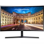 Monitor curbat gaming LED Samsung LC24F396FH, 24", Full HD, VA, 4ms, HDMI, VGA, Flicker Free, FreeSync, Negru