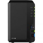 Network Attached Storage Synology DiskStation DS218+, Intel Celeron J3355 2.0GHz, 2GB DDR3, 2-Bay