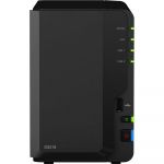 Network Attached Storage Synology DiskStation DS218, Realtek RTD1296 Quad Core 1.4 GHz, 2GB RAM, 2-Bay SATA 3G, 1 x GbE LAN, 1 x USB 2.0, 2 x USB 3.0